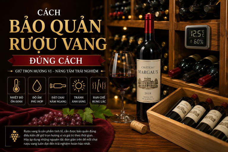 Cách Bảo Quản Rượu Vang Đúng Cách