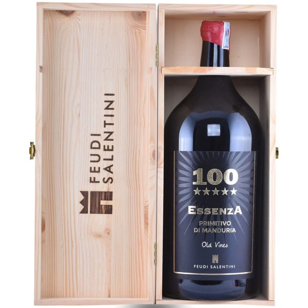 <p><strong>Rượu Vang 100 Essenza Primitivo di Manduria 3L</strong> nổi bật với hương trái cây chín