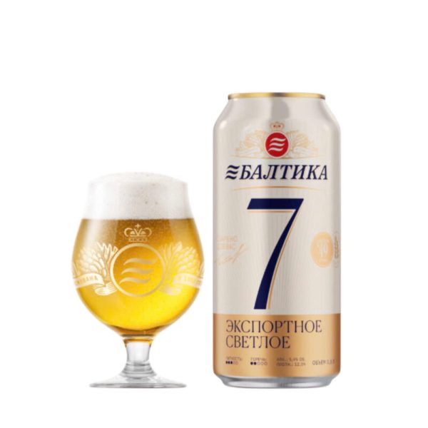 Bia Baltika số 7 mang thương hiệu Baltika
