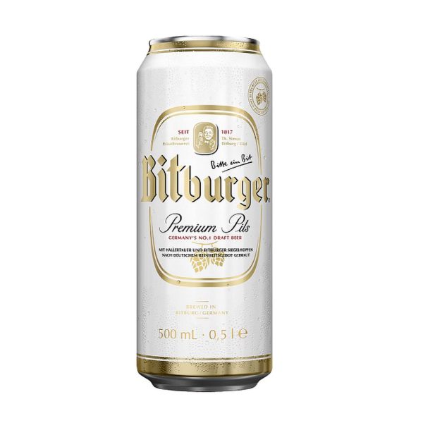 Bia Bitburger mang thương hiệu Bitburger