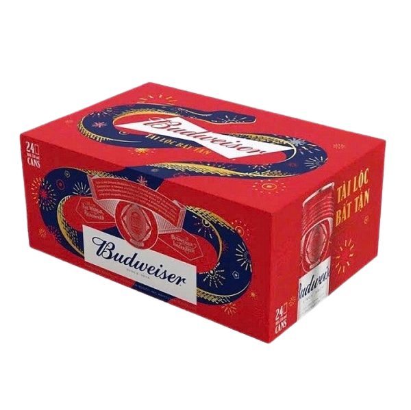 Bia Budweiser - Liên doanh - Mẫu Tết mang thương hiệu Budweiser