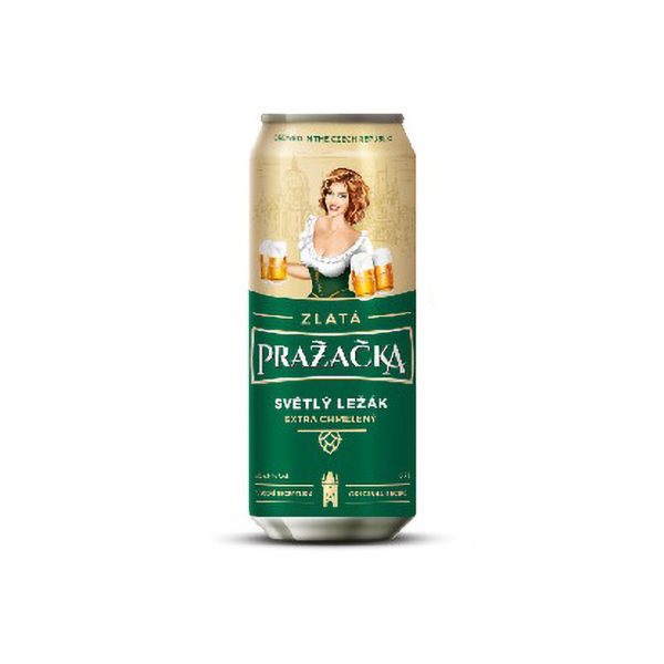 Bia Prazacka Extra Hop mang thương hiệu Prazacka