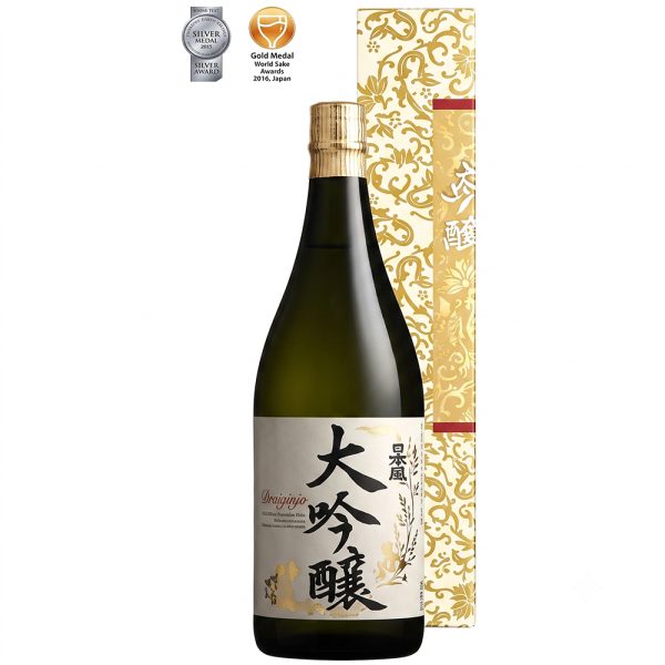 Junmai Daiginjo Ginjo Nihonsakari thuộc nhóm sake nhật bản. Nhãn/nhà sản xuất được ghi nhận: Nihonsakari. Phân loại/đặc điểm nhận diện: Junmai Daiginjo. Quy cách: dung tích 1800ml