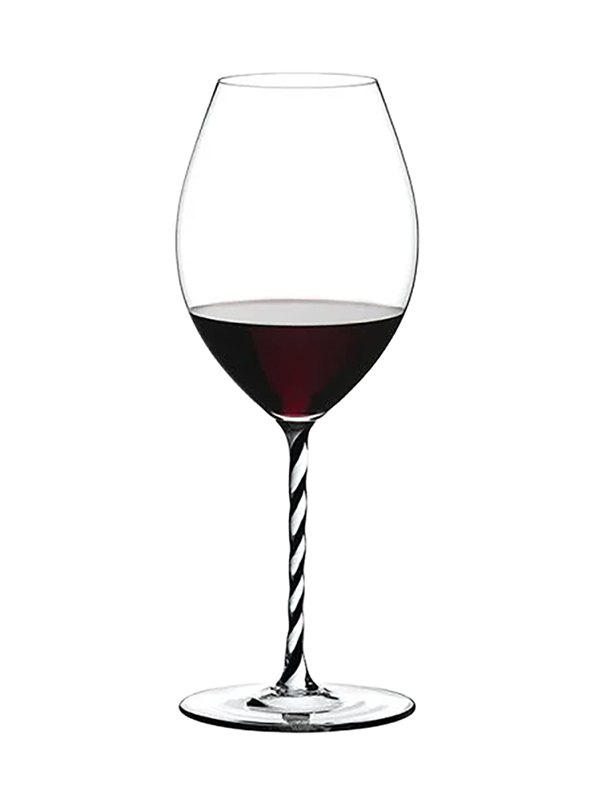 Ly Rượu Vang Đỏ RIEDEL Fatto A Mano Cabernet / Merlot Black And White Twisted