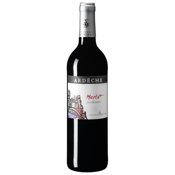 Rượu Vang Ardeche Merlot mang thương hiệu Vignerons Ardéchois