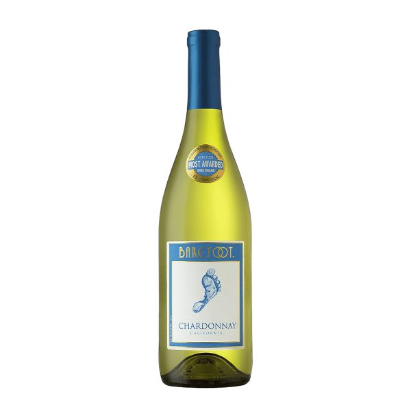 Rượu Vang Barefoot Varietal Chardonnay mang thương hiệu Barefoot