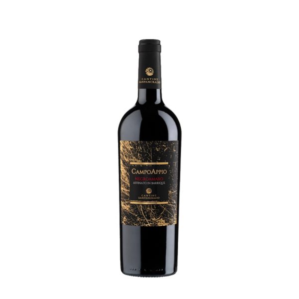 Rượu Vang Ý Campo Appio Negroamaro 1% ABV* mang thương hiệu Campo Appio