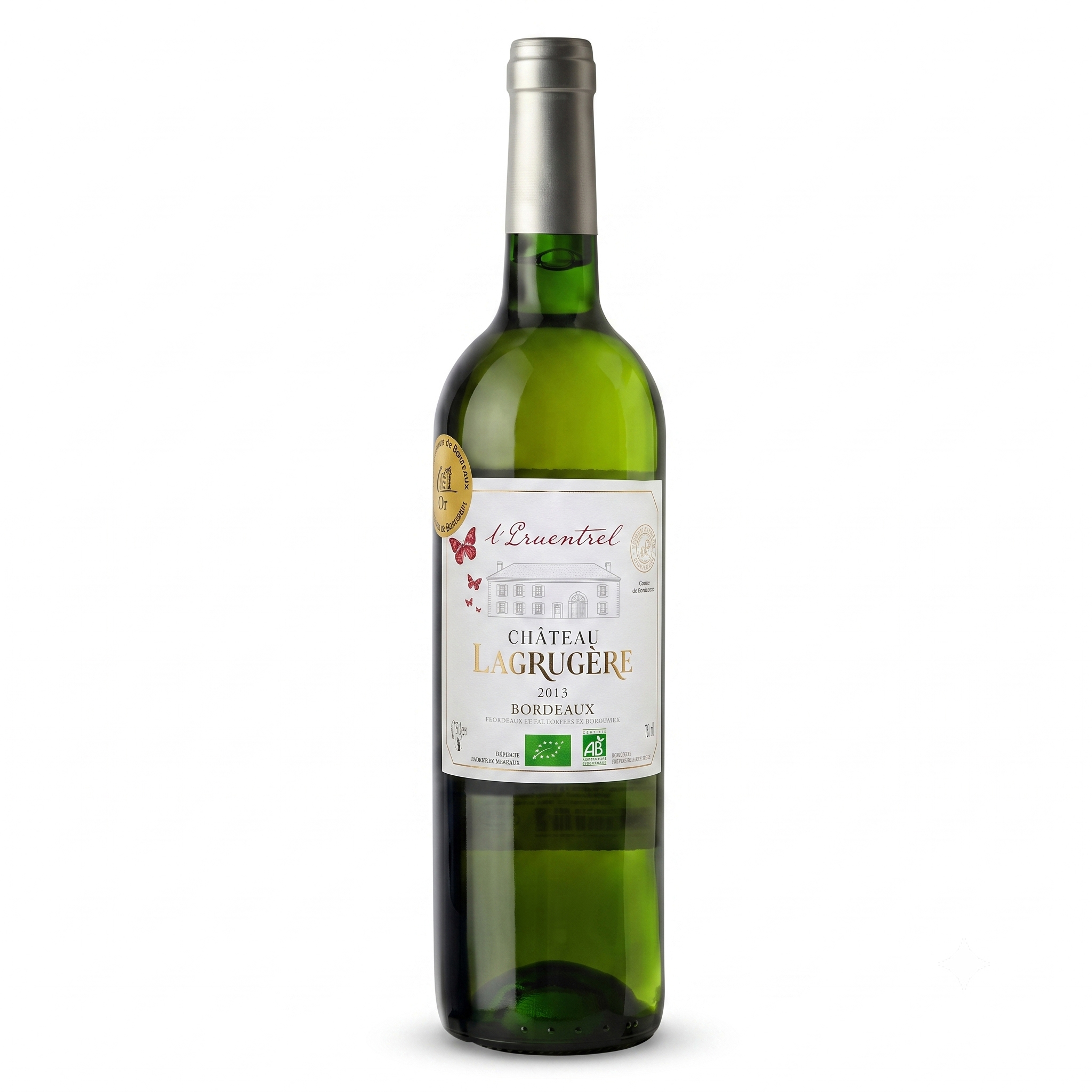 CHATEAU LAGRUGERE "L'Essentiel" Organic - Sauvignon Blanc - Semillon | Rượu vang trắng | Quốc gia: Pháp | Xuất xứ: Bordeaux | Giống nho: Sauvignon Blanc - Semillon | Giải thưởng: GOLD | GG