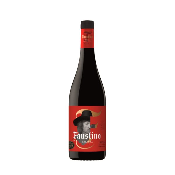 Rượu Vang Tây Ban Nha Faustino Red Crianza mang thương hiệu Faustino