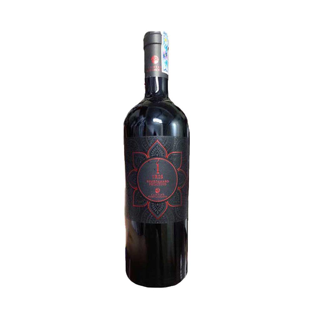 Rượu Vang Ý Iris Negroamaro Primitivo mang thương hiệu Iris
