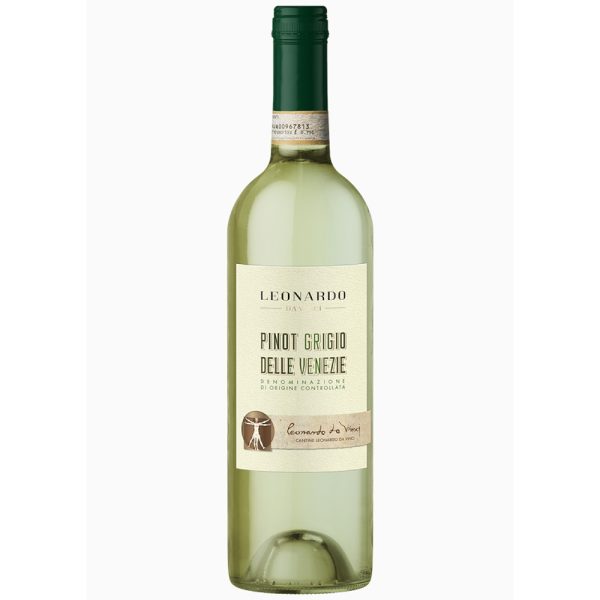Rượu Vang Leonardo Pinot Grigio Delle Venezie mang thương hiệu Leonardo da Vinci