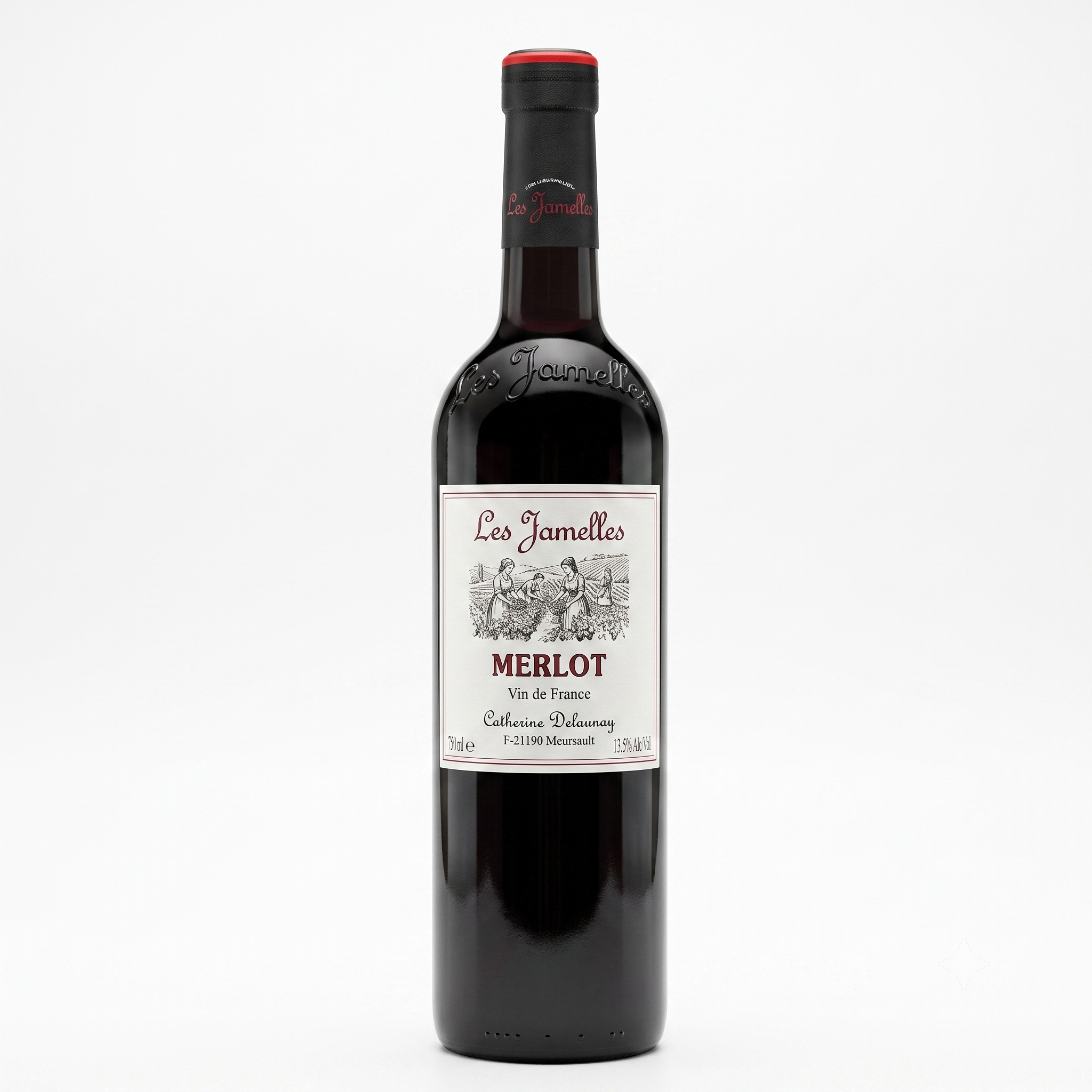 LES JAMELLES "Les Classiques" - Merlot | Rượu vang đỏ | Quốc gia: Pháp | Xuất xứ: Languedoc- Roussillon | Pays d'Oc IGP | Giống nho: Merlot | Giải thưởng: 90 | TP