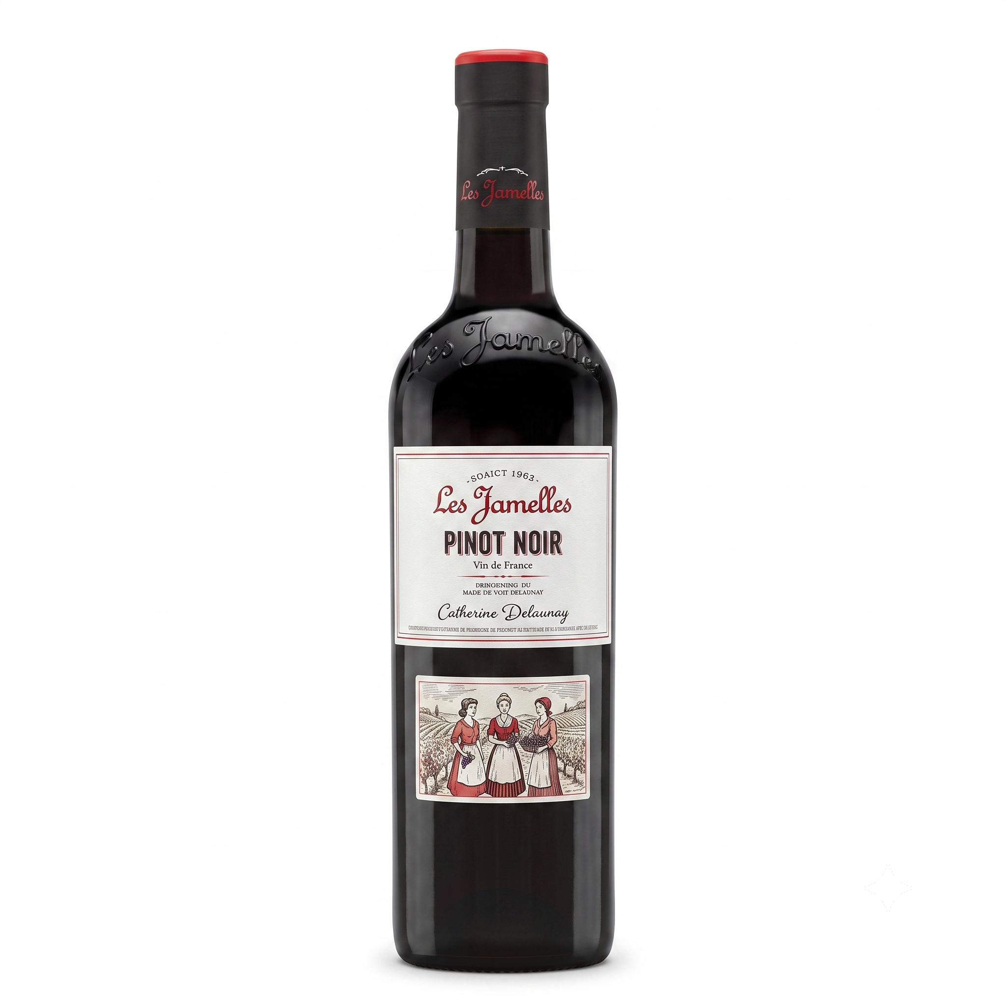 LES JAMELLES "Les Classiques" - Pinot Noir | Rượu vang đỏ | Quốc gia: Pháp | Xuất xứ: Languedoc- Roussillon | Pays d'Oc IGP | Giống nho: Pinot Noir | Giải thưởng: GOLD | SAK