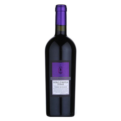 Rượu Vang Nero d'Avola Syrah Terre Siciliane mang thương hiệu Conte di Campiano