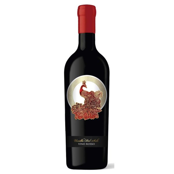 Rượu Vang Uccello Del Sole (Công Đỏ) mang thương hiệu Megale Hellas SRL