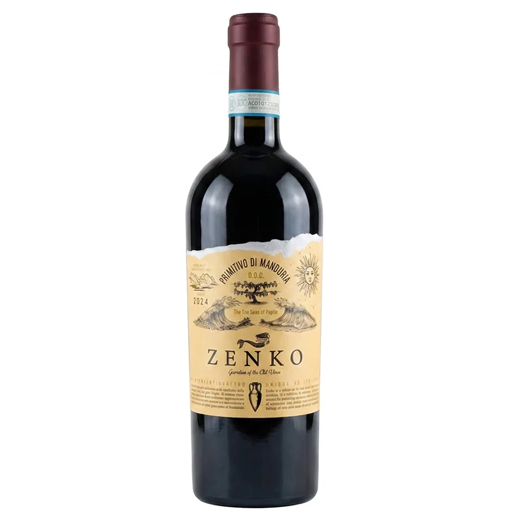 Zenko Primitivo di Manduria thuộc danh mục Rượu Vang > Rượu Vang Đỏ. Thương hiệu/nhãn: Zenko. Xuất xứ: Puglia